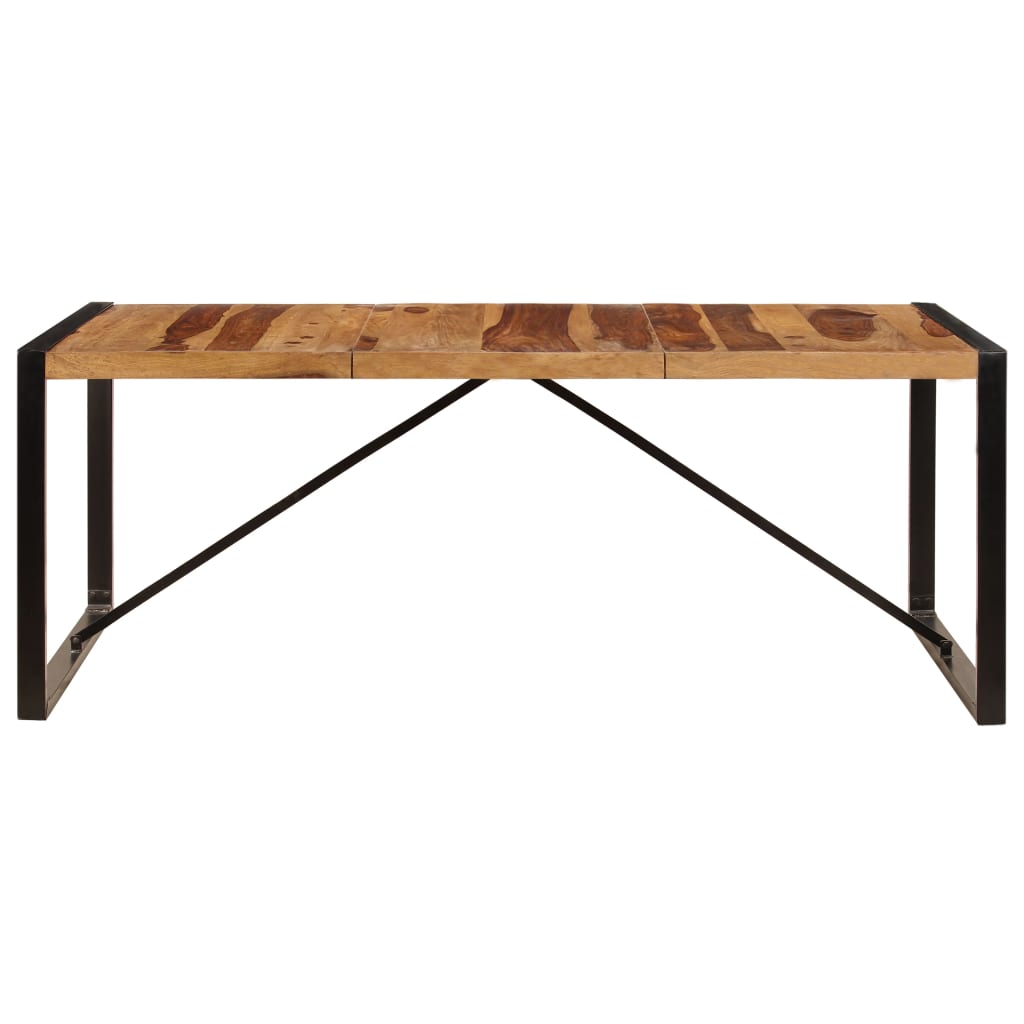 vidaXL Dining Table 78.7"x39.4"x29.5" Solid Sheesham Wood