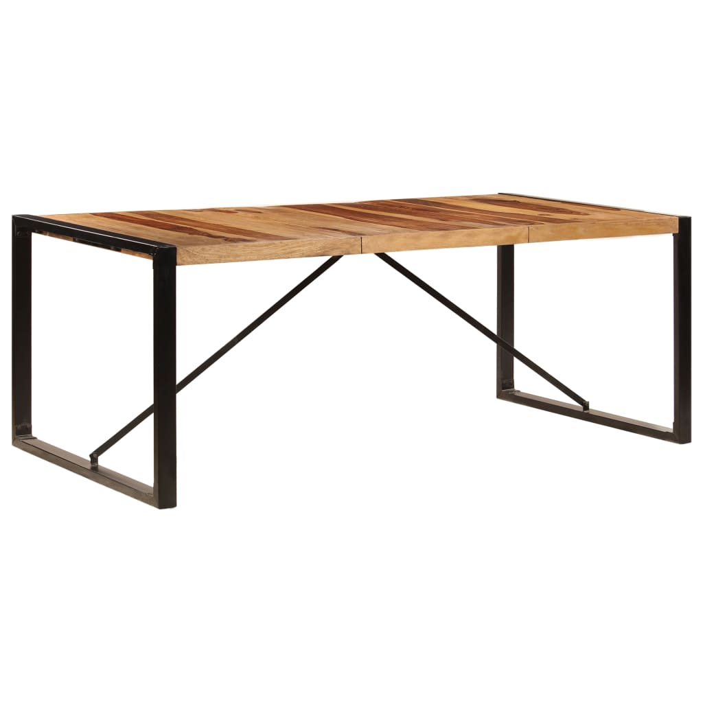 vidaXL Dining Table 78.7"x39.4"x29.5" Solid Sheesham Wood